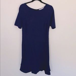 Diane von Furstenberg navy blue dress